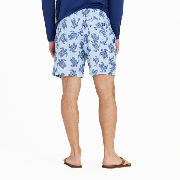 Life Is Good Men's Turtle Beach Swim Trunk