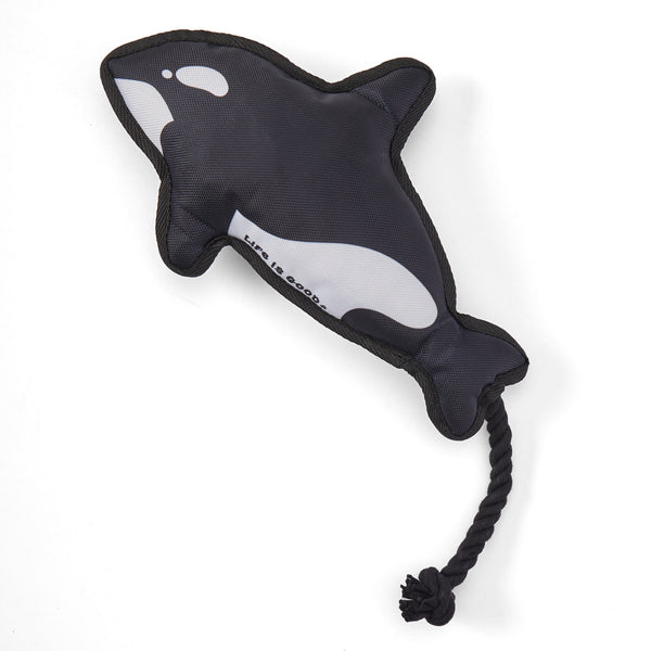 life is good Orca Oxford Dog Toy
