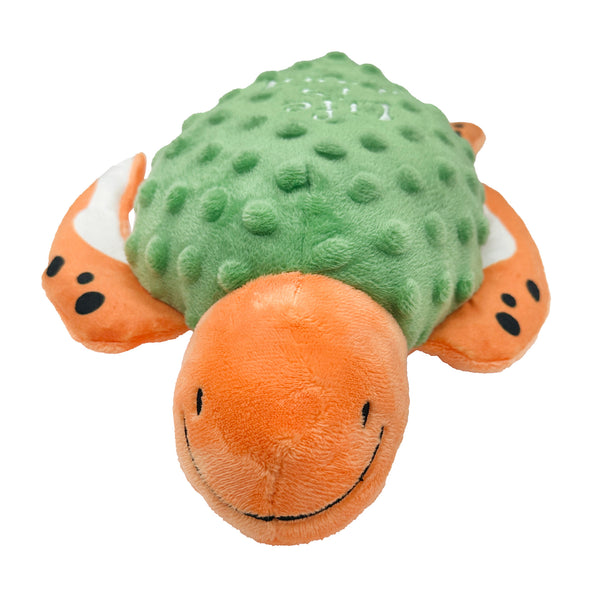 Life Is Good Sea Turtle Plush Dog Toy