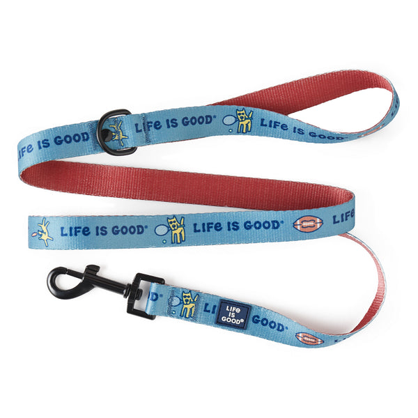 life is good Sports Icons Dog Leash