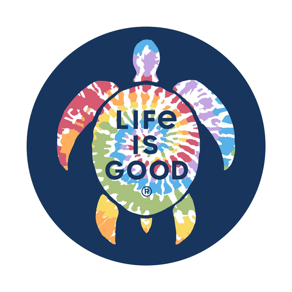 life is good Tie Dye Turtle 4