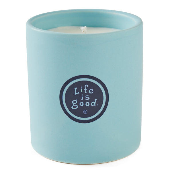 Life Is Good Vintage Flag 12oz Ceramic Soy Candle