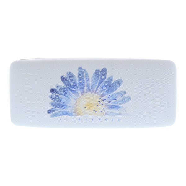 life is good Watercolor Daisy Sunglass Case