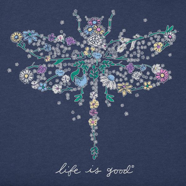 life is good Wildflower Dragonfly Shape