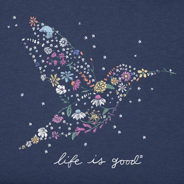 life is good Wildflower Hummingbird