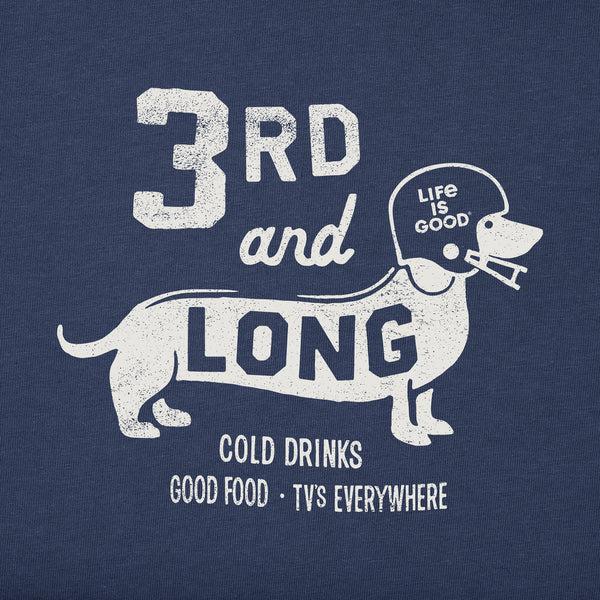 Life Is Good Women's 3rd And Long Short Sleeve Tee