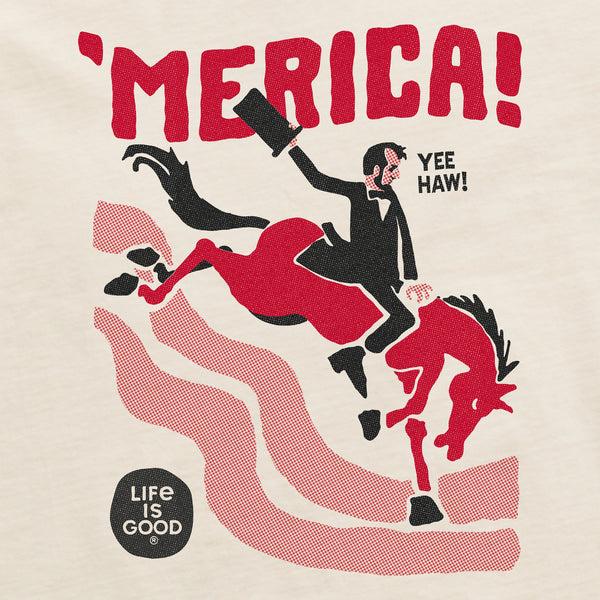 Life Is Good Women's Abemerica Short Sleeve Tee