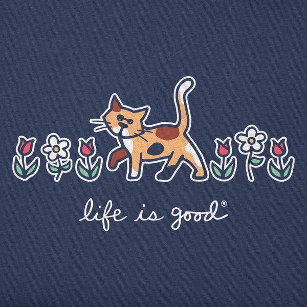 Life Is Good Women's Al With Flowers Crusher Tank