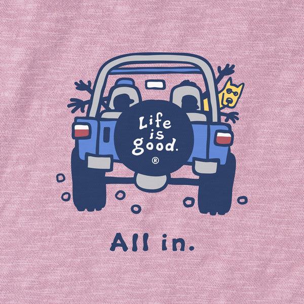 Life Is Good Women's All In ATV Textured Slub Tank