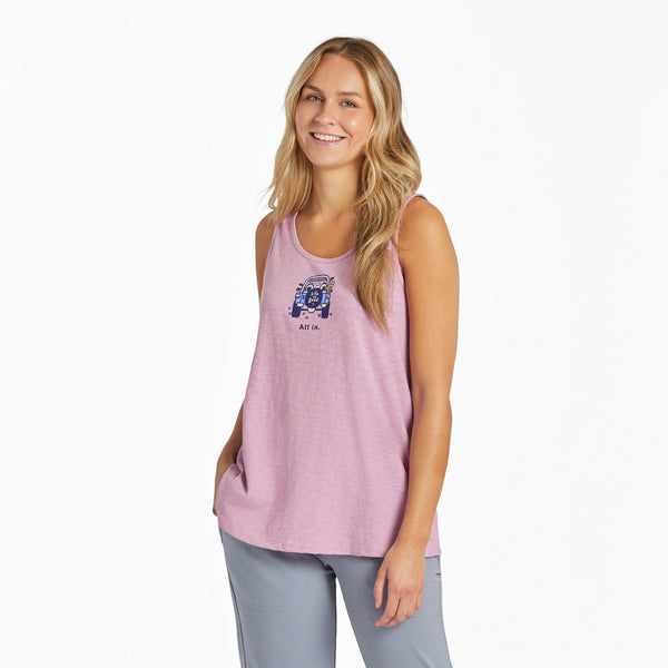 life is good Women's All In ATV Textured Slub Tank
