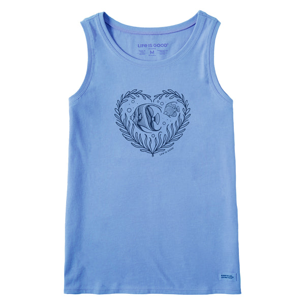 life is good Women's Angelfish Heart Crusher Tank
