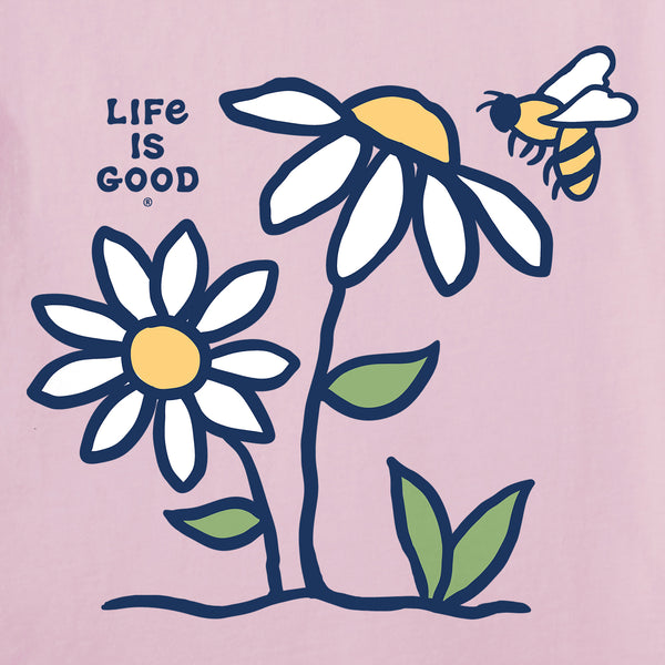 Life Is Good Women's Bee Daisy Crusher Tank