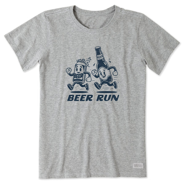 life is good Women's Beer Run Short Sleeve Tee