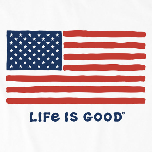 Life Is Good Women's Big Flag Crusher Tank