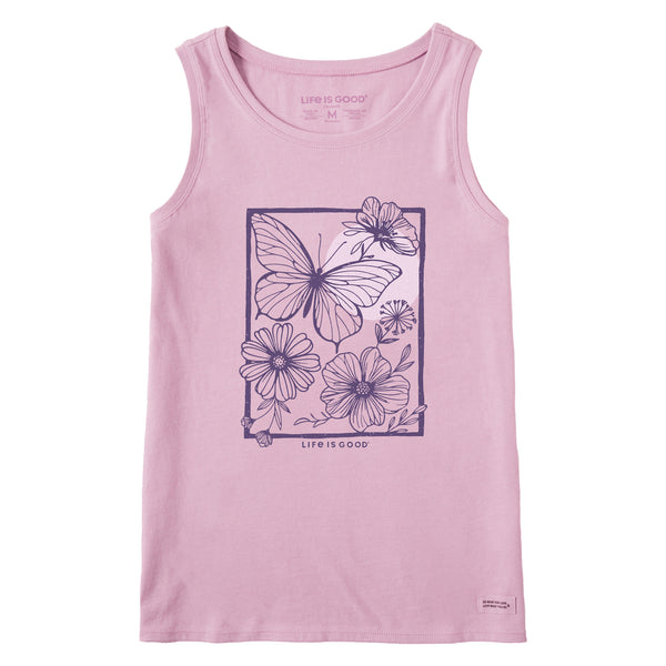 life is good Women's Butterfly Medley Crusher Tank