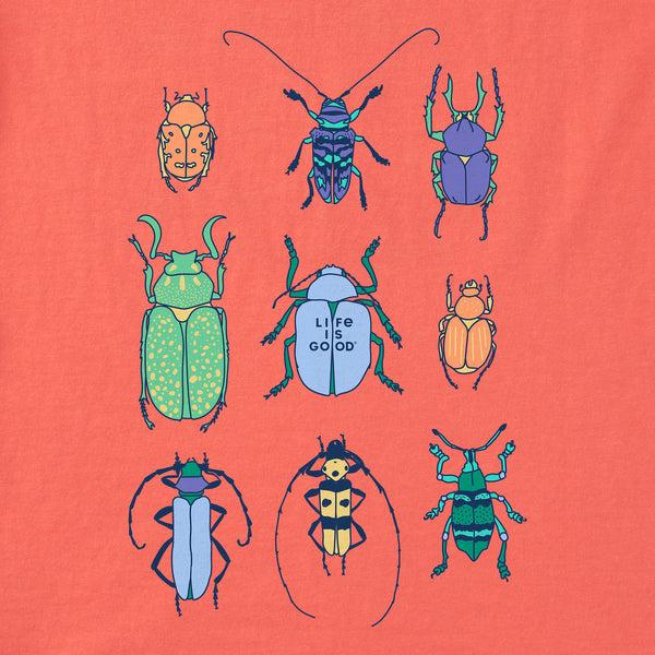 Life Is Good Women's Cool Bug Grid Crusher Tank