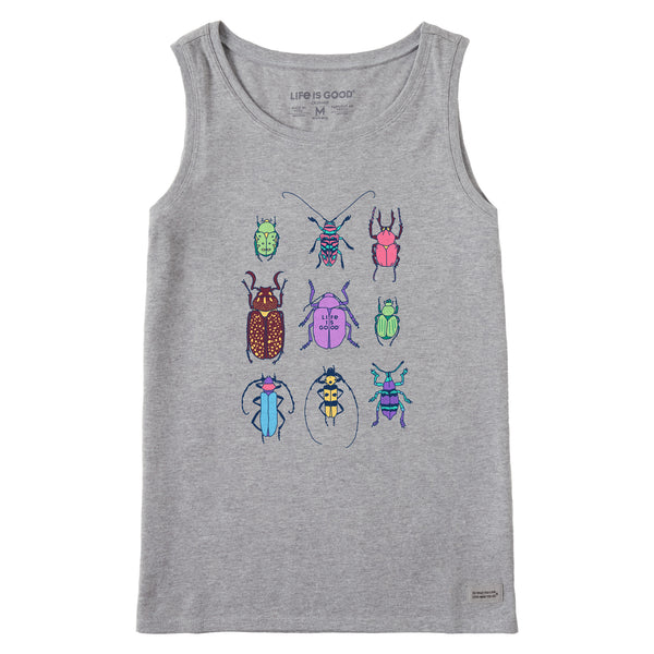life is good Women's Cool Bug Grid Crusher Tank