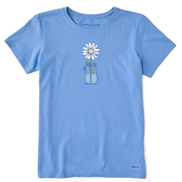 life is good Women's Daisy Jar Short Sleeve Tee
