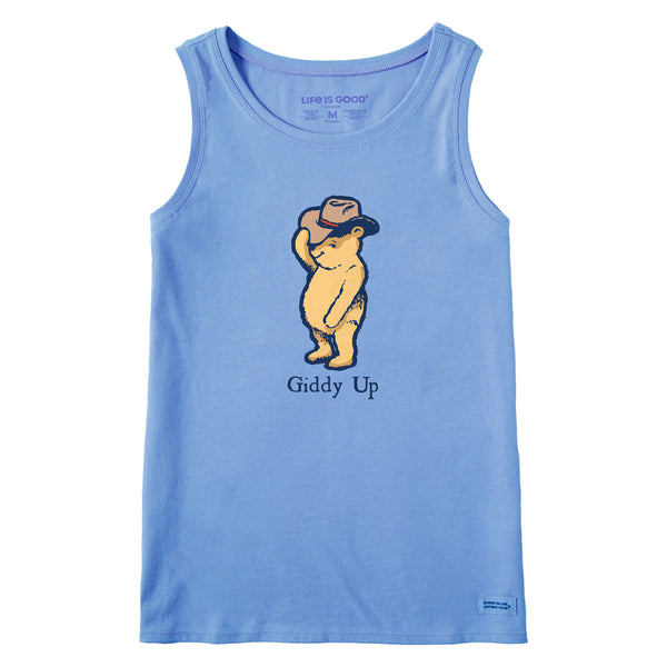 Life Is Good Women's Giddy Up Winnie Crusher Tank