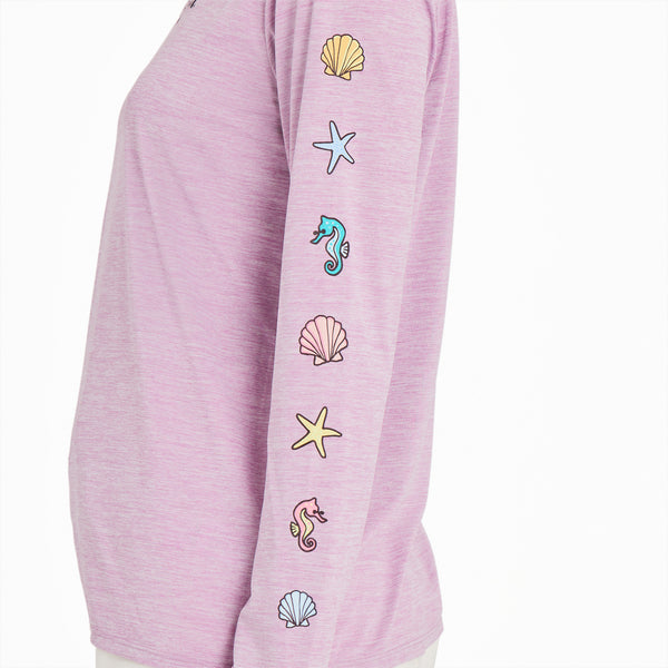 Life Is Good Women's Long Sleeve Sun Crusher Tee