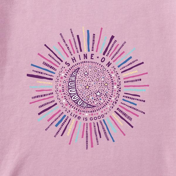 Life Is Good Women's Primal Sun Short Sleeve Vee