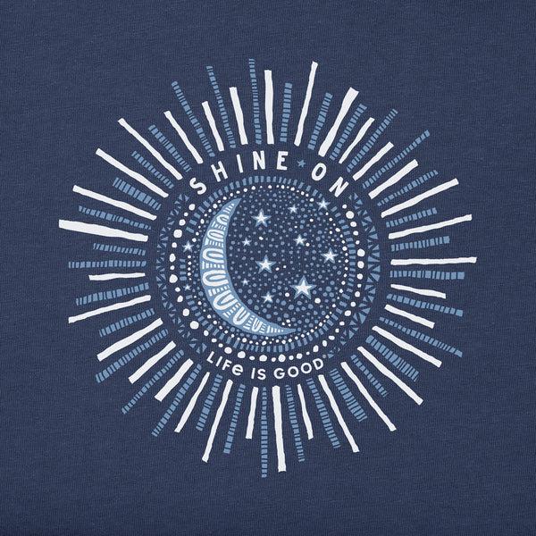 Life Is Good Women's Primal Sun Short Sleeve Vee