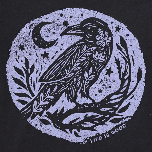 Life Is Good Women's Raven Moon Short Sleeve Tee