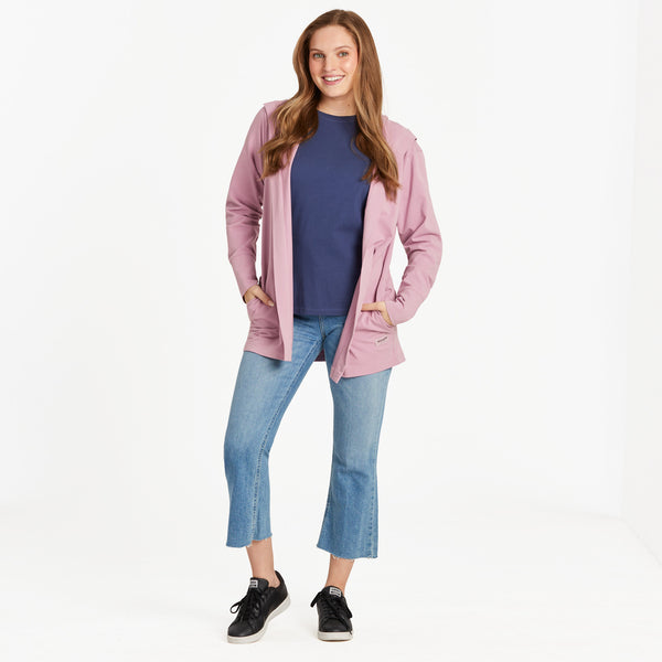 Life Is Good Women's Solid Crusher-FLEX Cardigan