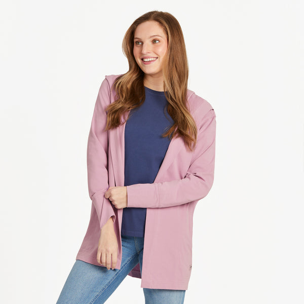 life is good Women's Solid Crusher-FLEX Cardigan