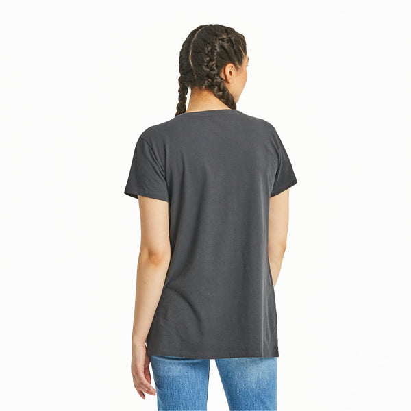 Life Is Good Women's Solid Crusher-LITE Vee Tunic