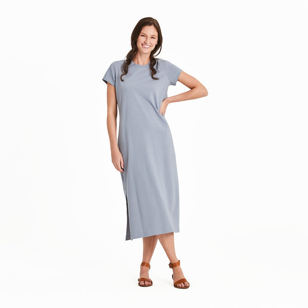 Life Is Good Women's Solid Crusher Weekend Dress