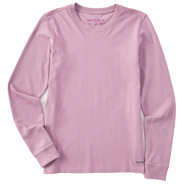 Life Is Good Women's Solid Long Sleeve Tee
