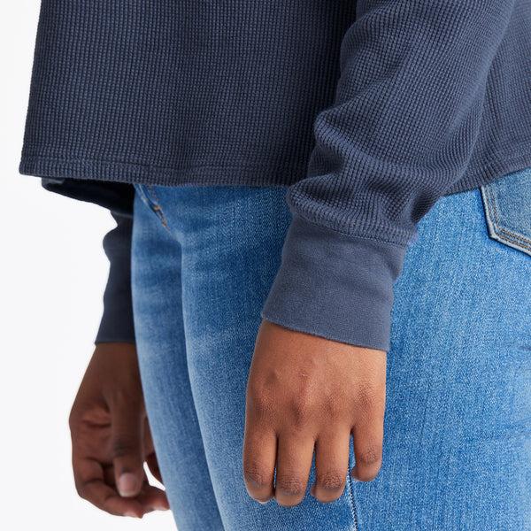 Life Is Good Women's Solid Long Sleeve Thermal Tee