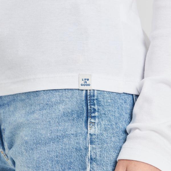 Life Is Good Women's Solid Modal Ribbed Henley