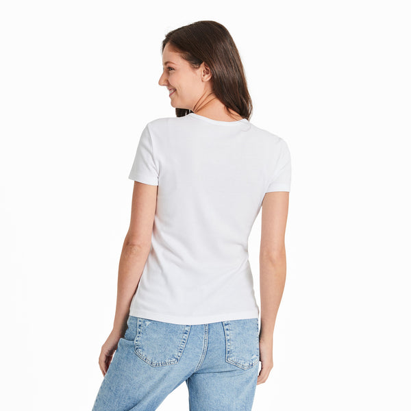 Life Is Good Women's Solid Modal Ribbed Tee
