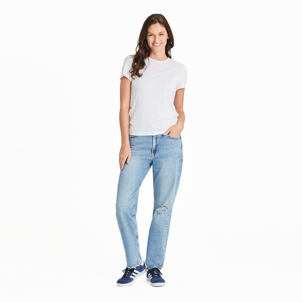 Life Is Good Women's Solid Modal Ribbed Tee