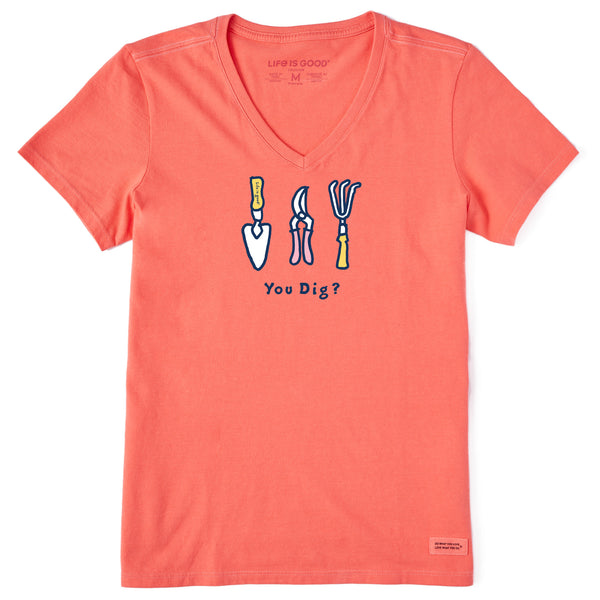 life is good Women's You Dig? Short Sleeve Vee