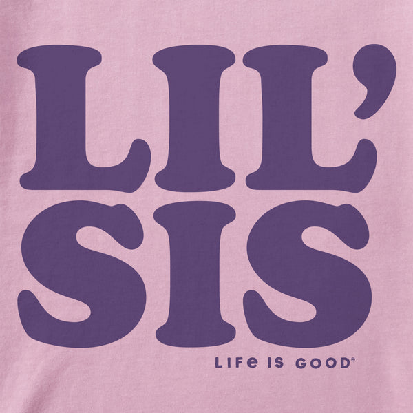 Life Is Good Lil Sis Short Sleeve Toddler Crusher Tee