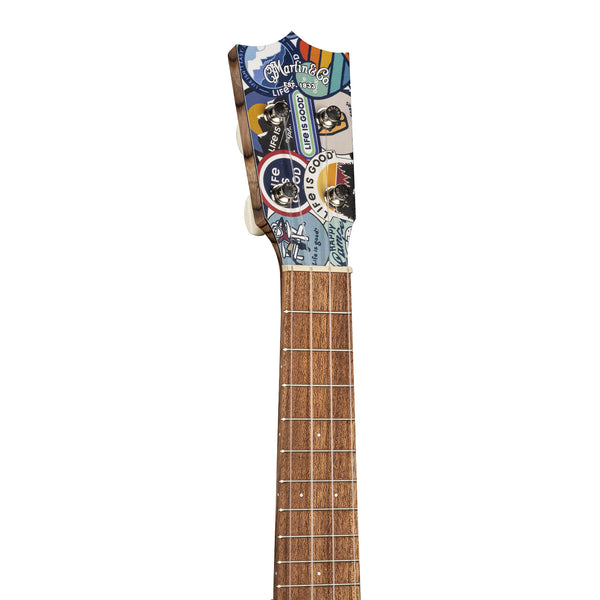Life Is Good Martin Guitar Life Is Good Sticker Collage Soprano Ukulele