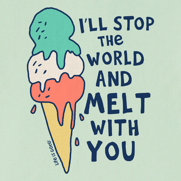 Life Is Good Melt With You Ice Cream Short Sleeve Toddler Crusher Tee