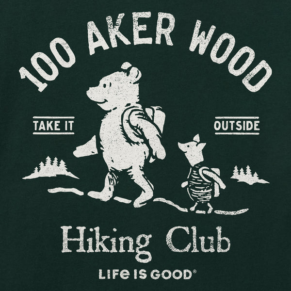 Life Is Good Men's 100 Aker Hiking Club Short Sleeve Crusher Tee