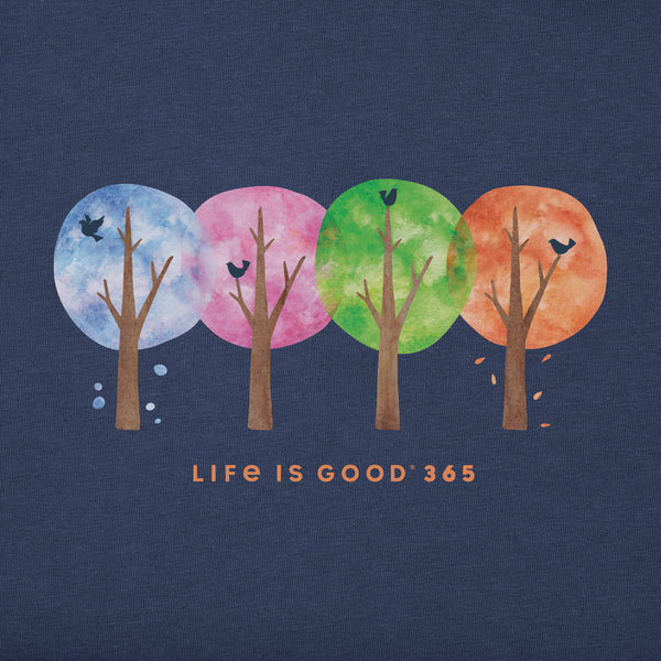 Life Is Good Men's 4 Season Trees Short Sleeve Crusher Tee