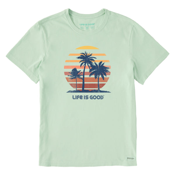 life is good Men's 70's Retro Sun Palms Short Sleeve Crusher-LITE Tee