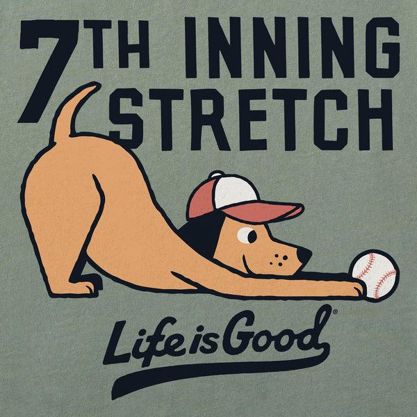 Life Is Good Men's 7th Inning Stretch Short Sleeve Tee