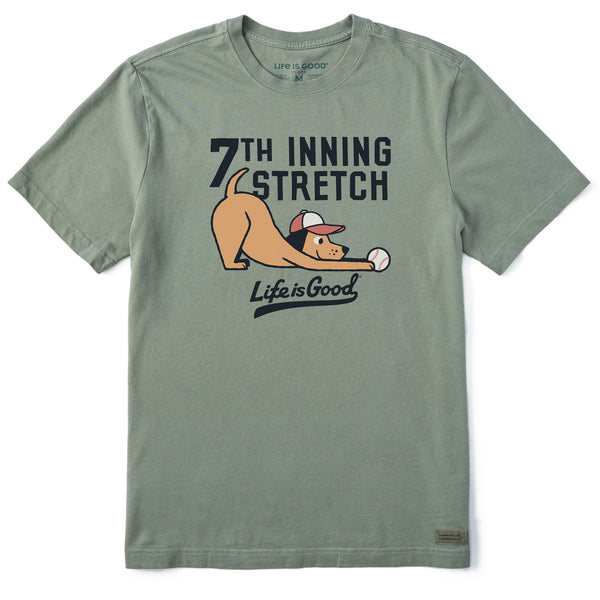 life is good Men's 7th Inning Stretch Short Sleeve Tee