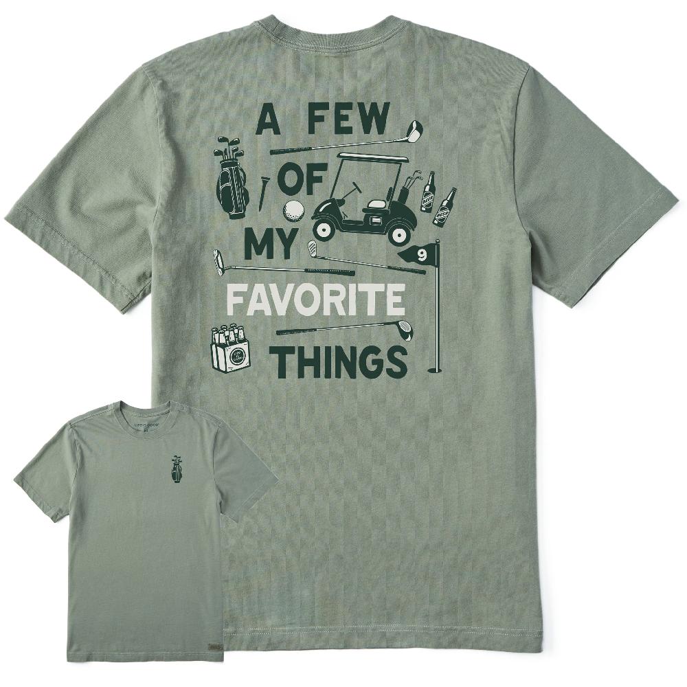 life is good Men's A Few of my Favorite Golf Things Short Sleeve Tee