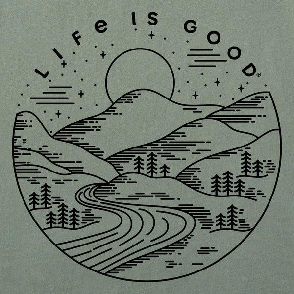 Life Is Good Men's A Pleasant Hillside Short Sleeve Tee
