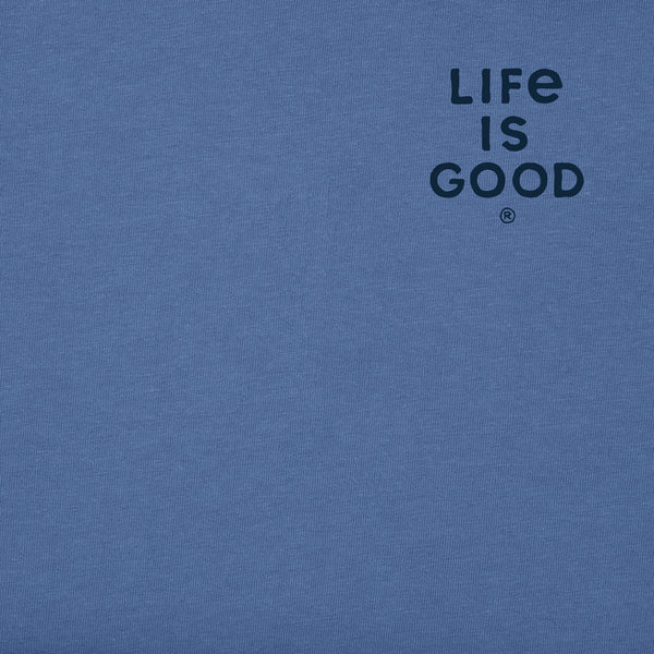 Life Is Good Men's A River Runs Through It Short Sleeve Crusher Tee