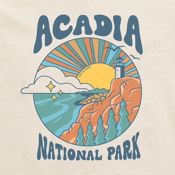 Life Is Good Men's Acadia Burst Short Sleeve Crusher Tee