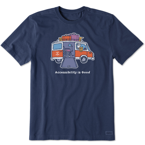 Life Is Good Men's Accessibility Is Good Short Sleeve Tee